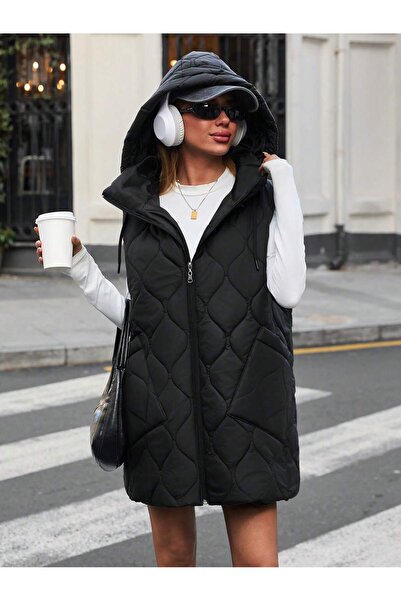 SERBA Знімний капюшон з цибулевим візерунком, зручний крій, стьобана жилетка