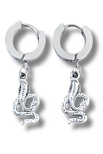 Waves And Pebbles Cobra Earrings