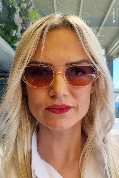 Uniquetrenders Women's Maria Cat Eye Rectangular Vintage Model Sunglasses