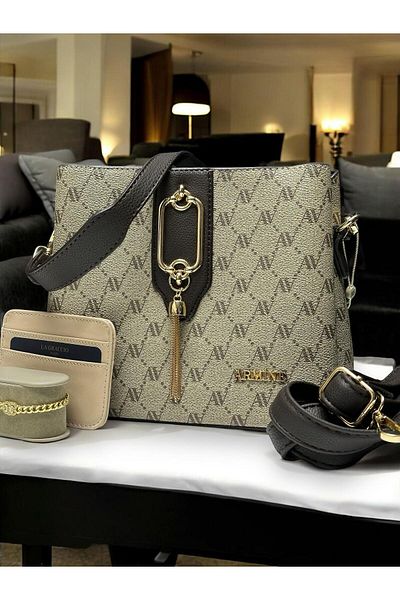 Armine Hand and Arm Bag Shoulder Bag with Card Holder and Bracelet Gift