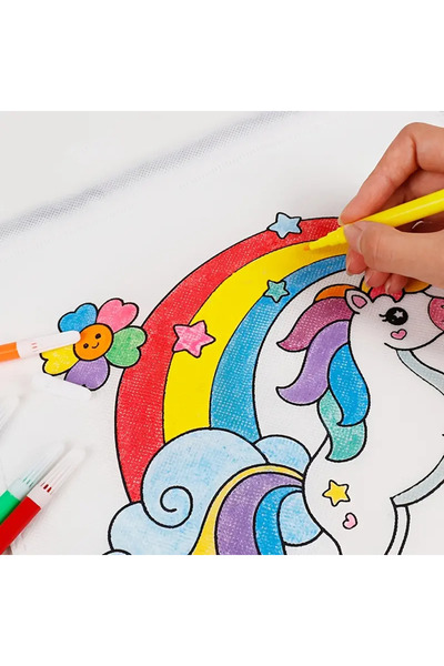 dukart kiddo boyanabilir bez çanta, çocuk sırt çantası, graffiti çanta