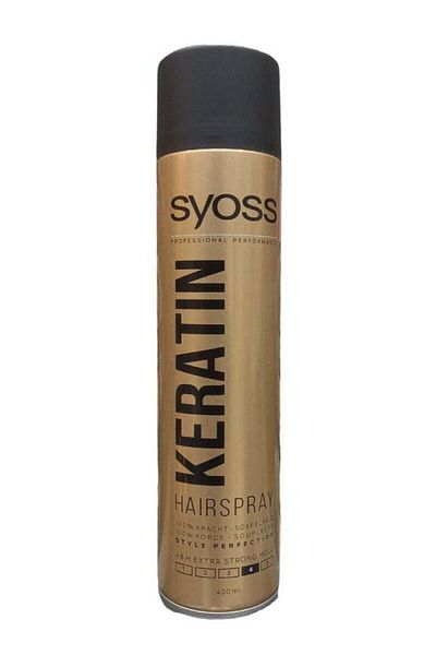 Syoss Hair Spray Keratin Extra Strong Hold 400 ML