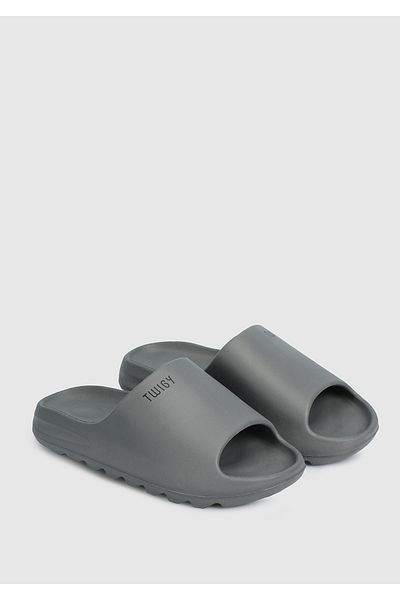 Twigy Gray Men's Beach Slippers