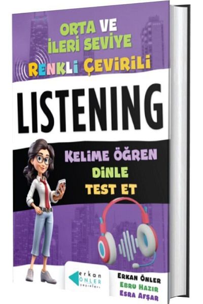 Erkan Önler Yayınları Erkan Prevents Intermediate and Advanced Listening Vocabulary Learn Listen