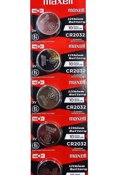 Maxell بطاريات ماكسل كرت عدد 5 حبات cr2032