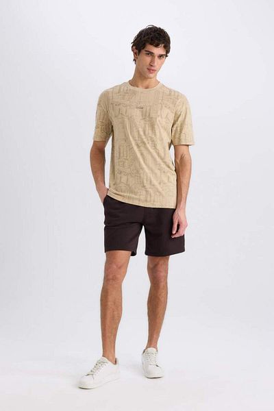 DeFacto New Season Regular Fit Straight Leg Basic Straight Shorts