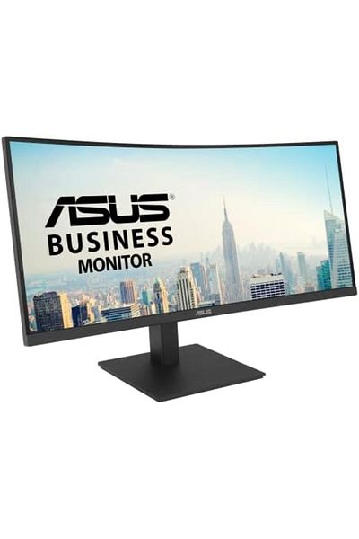 ASUS VA34VCPSN 34 Inch Curved Monitor, 3440 x 1440, 1500R, Frameless, Black LCD