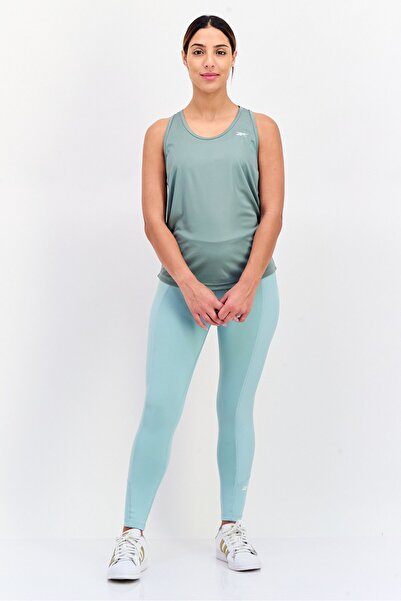 Reebok Women Sportswear Fit Sleeveless Training Tank Top, Slate Green