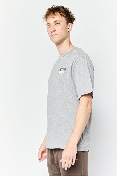 Reebok Men Sportswear Fit Short Sleeve Outdoor T Shirt, Grey