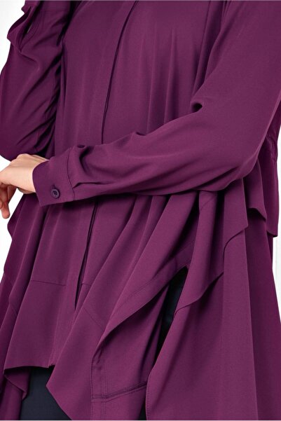 Alvina Flywheel Front Short Back Long Tunic 4874