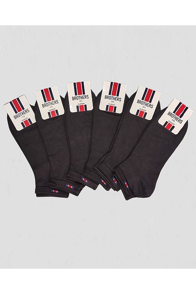 Brothers Bamboo 6-Piece Booties Perfume Scented Socks (B29.251.106N-Anthracite)