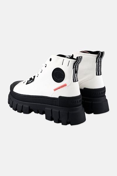 Palladium Women Revolt Hi Tx Lace Up Ankle Boots, White