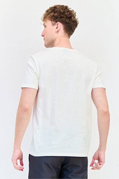 RBX Men Sportswear Fit Short Sleeve Outdoor T-Shirt, Off White