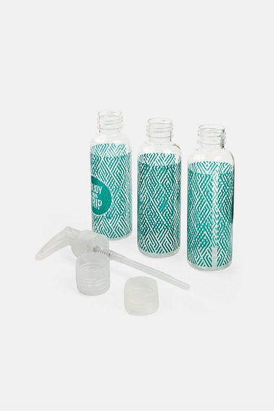 YOTO 3 Pcs Bottle Travel Kit, Green