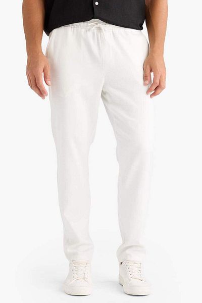 DeFacto Νέα σεζόν καλοκαιρινό παντελόνι Jogger Basic ίσιο στενό πόδι με τσέπες