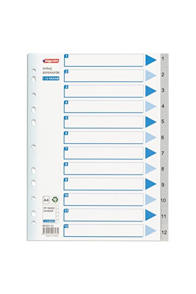 Bigpoint Pp Separator 1-12 Numbered X 25 Pieces