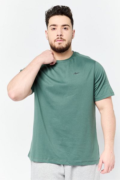 Reebok Men Sportswear Fit Short Sleeves Training T-Shirt, Green