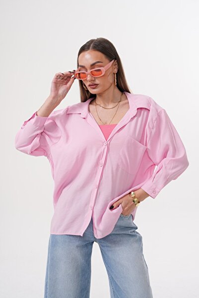 Laressi Košulja sa jednim džepom Modal Oversize kroj