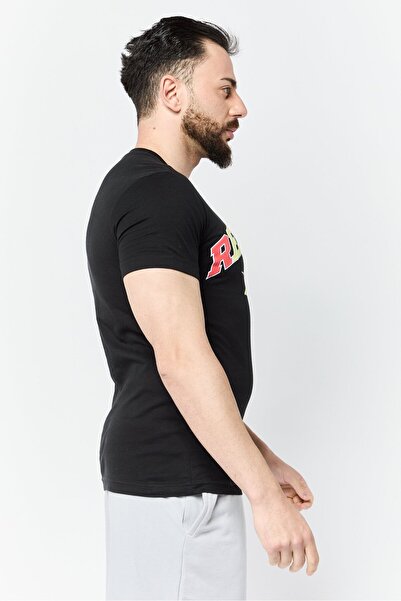 Reebok Men Sportswear Fit Short Sleeve Outdoor T-Shirt, Black