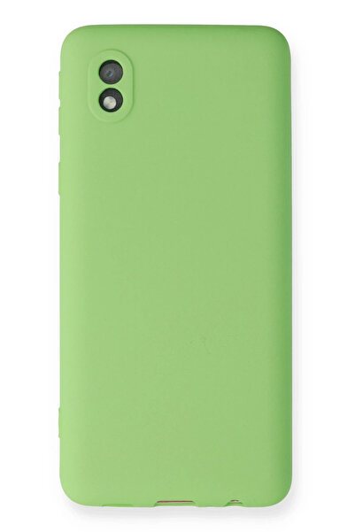 NewFace جراب سامسونج جالاكسي A01 كور أول سيليكون - أخضر LZWDR