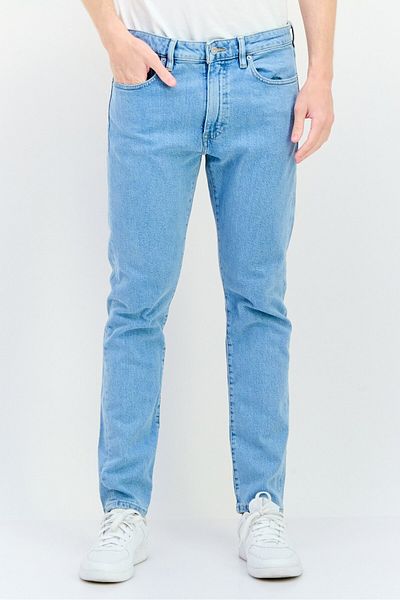 Dockers Men Skinny Fit Washed Stretchable Denim Jeans, Blue