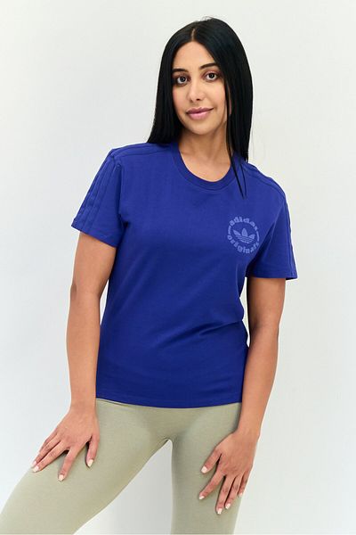 adidas Women Sportswear Fit Short Sleeve Outdoor T-shirt, Blue