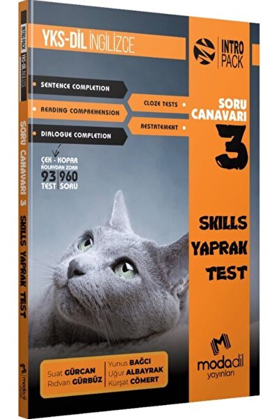 Bi bigelio Modadil Yayınları YKS DİL İngilizce Soru Canavarı 3 Skills Yaprak ...