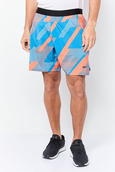 Reebok شورت تدريب رياضي للرجال 7 Inseam Speed 3,0، متعدد الألوان