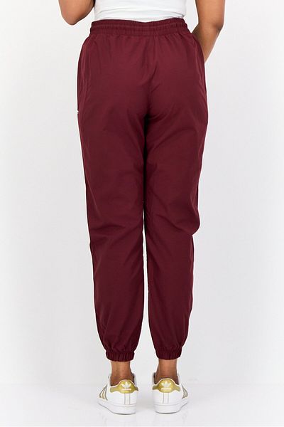 Reebok Women Sportswear Fit Drawstring Training Track Pants, Maroon