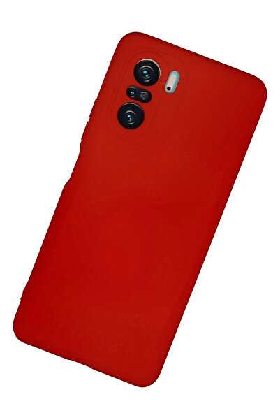 NewFace Xiaomi Poco F3 Case Nano Inside Velvet Silicone - Red 1493749709