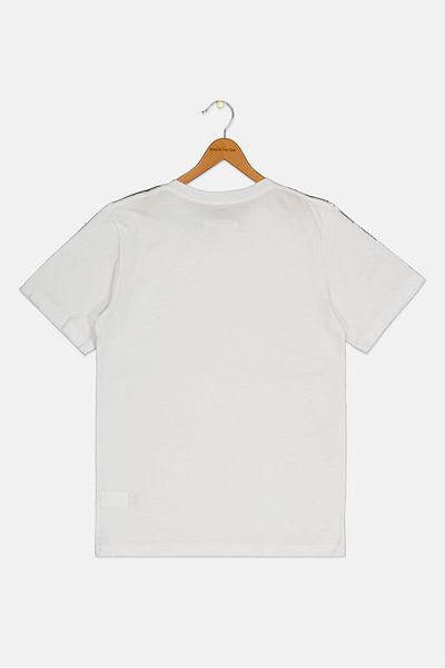 MM6 By Maison Margiela Kids Girl Short Sleeves Metallic T-Shirt, Silver