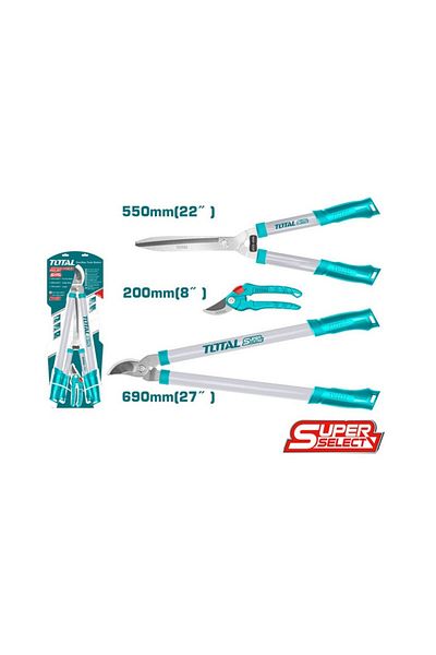 TOTAL 3pcs Garden Shears Set - THT1578033