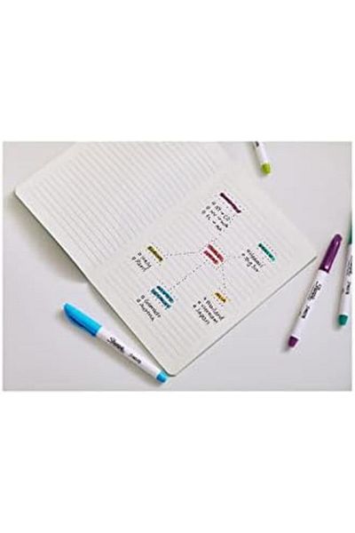 LUXE S-Note Highlighter Marker Pen, 4 Blister, Assorted Lxshp 1055529