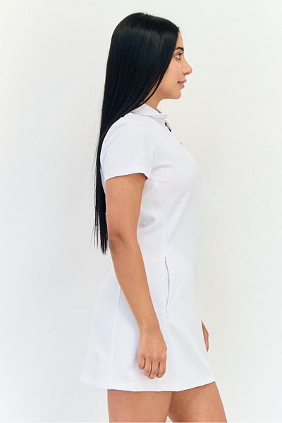Lyle & Scott Women Brand Logo Mini Dress, White