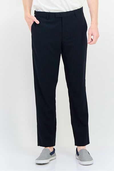 Selected Homme Men Regular Fit Straight Straight Leg Pants, Navy