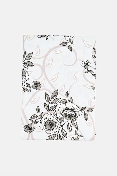 NANETTE LEPORE 4 Pieces Floral Pattern Cotton Feel Flat Sheet With Pillow Case Set, Multicolor