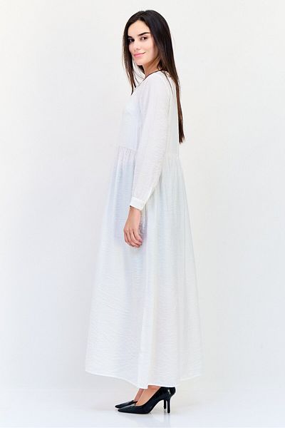 Bebe Women Plain Maxi Dress, White