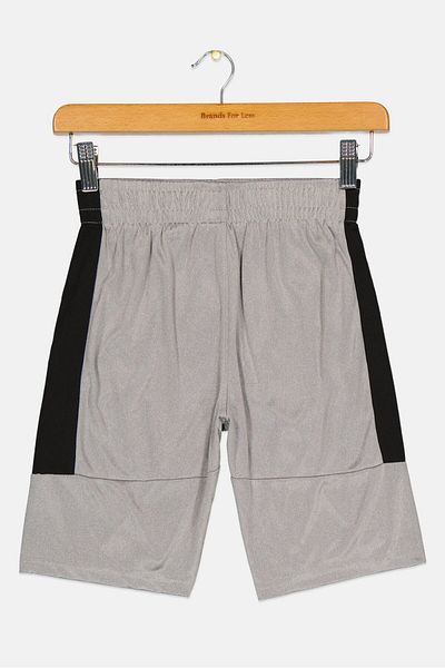 Puma Kids Boy Pull On Brand Logo Outdoor Short, Light Grey
