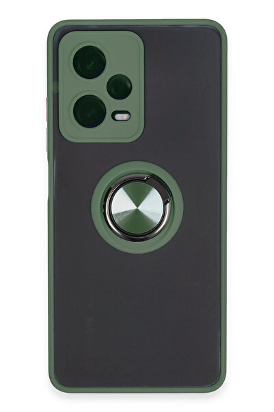 NewFace حافظة هاتف Xiaomi Redmi Note 12 5G من السيليكون مع حلقة مونتريال - أخ...