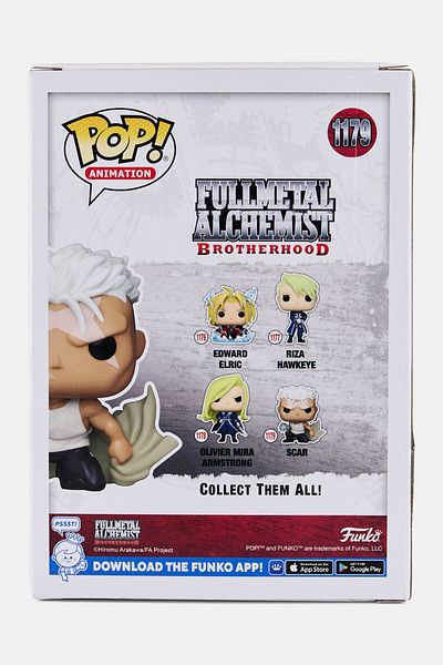 Funko Fullmetal Alchemist Brotherhood Scar Vinyl Figure