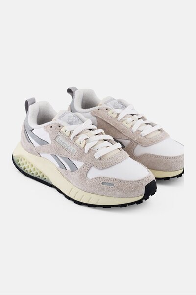 Reebok حذاء جري هيكسالايت جلدي برباط للأطفال الأولاد، متعدد الألوان