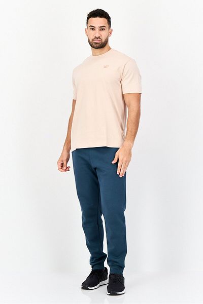 Reebok Men Sportswear Fit Short Sleeves Training T-Shirt, Light Peach
