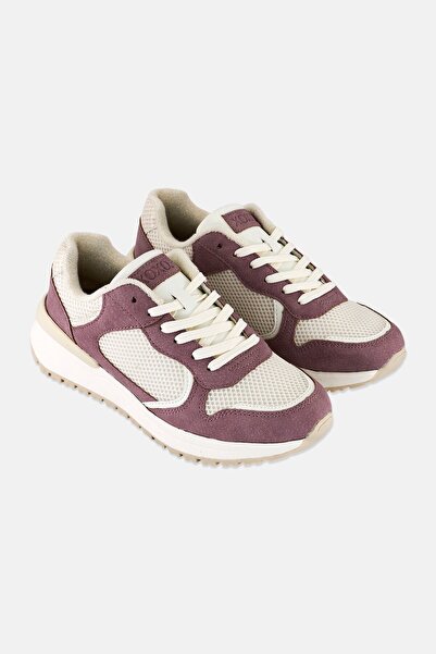 XOXO حذاء كاجوال نسائي برباط من القماش، متعدد الألوان