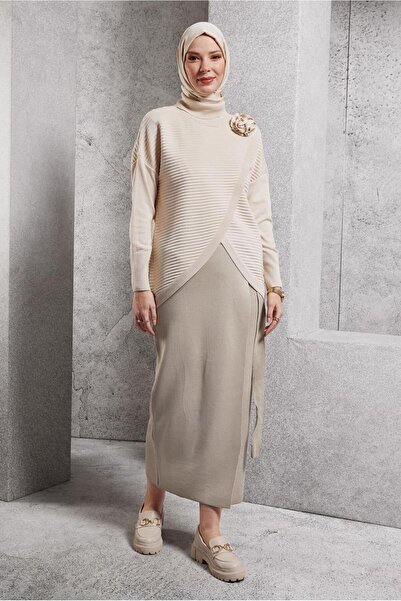 Alvina KUŞAKLI TESETTÜR ETEK 60611