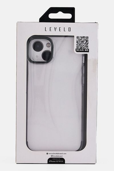 Levelo جراب خلفي شفاف لهاتف iPhone 14 Plus Sensa