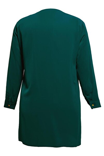 Alvina Plus Size Pleated Detailed Tunic 20402