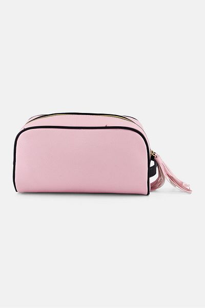 Bebe Women Brand Logo Vanity Bag, Pink