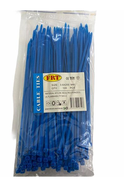 NEZADE STORE FRT Blue 3.6X200 Cable Tie