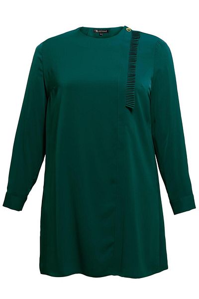 Alvina Plus Size Pleated Detailed Tunic 20402
