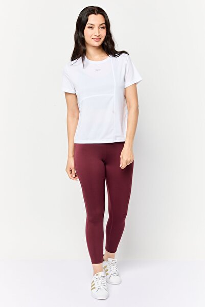 Reebok Women Sportswear Fit Short Sleeve Training Top, White